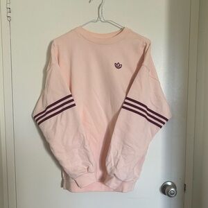 Adidas Pink Crewneck Sweatshirt